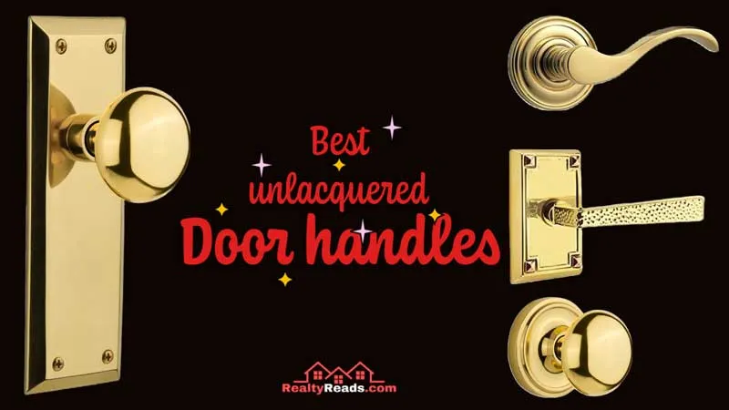 unlacquered brass door handles